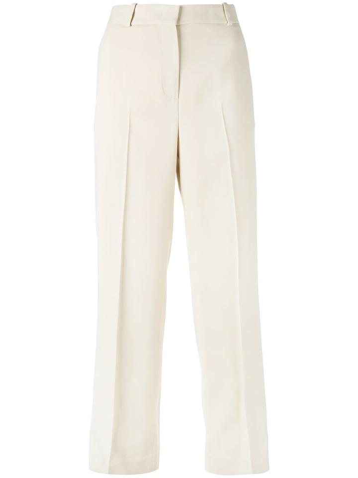 Ermanno Scervino Straight-leg Trousers, Women's, Size: 42, Nude/neutrals, Spandex/elastane/viscose
