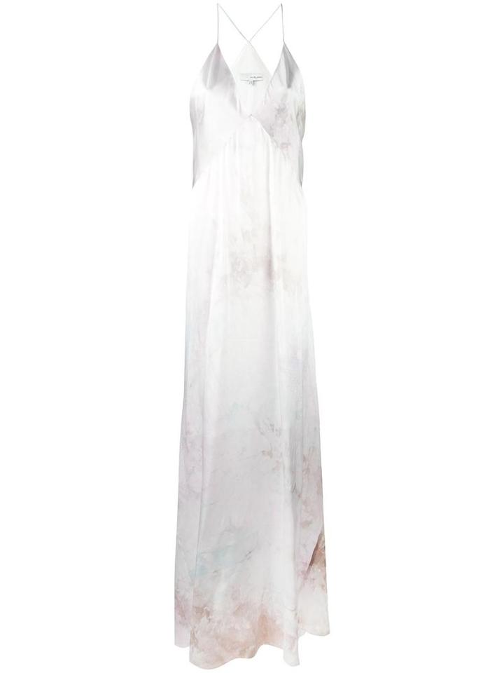 Galvan Tie-dye Dress, Women's, Size: 36, Pink/purple, Silk/triacetate/polyester