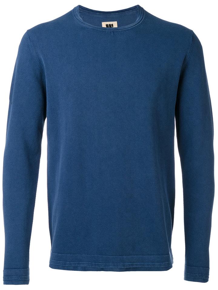 Weber + Weber - Long Sleeve Sweater - Men - Cotton - 52, Blue, Cotton
