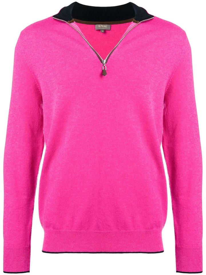 N.peal The Carnaby Cashmere Jumper - Pink
