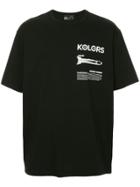 Kolor Logo Print T-shirt - Black