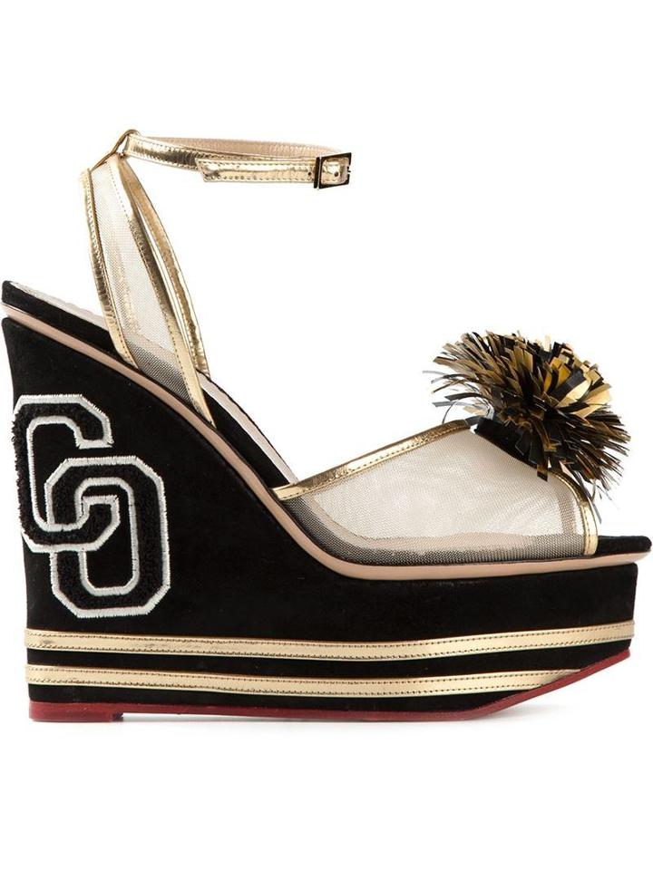 Charlotte Olympia 'team Spirit' Wedge Sandals