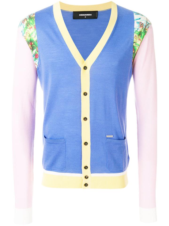 Dsquared2 Colour-block Cardigan - Multicolour