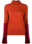 Dorothee Schumacher Roll Neck Sweater - Yellow & Orange