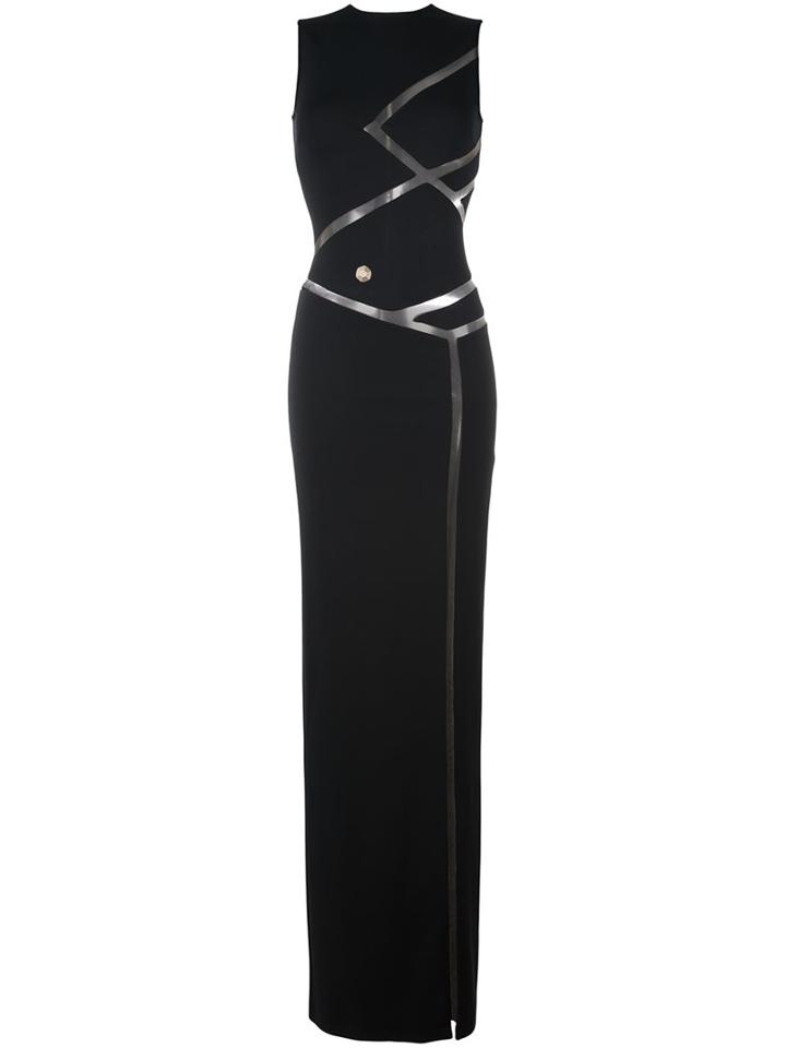Philipp Plein Cut Out Maxi Dress