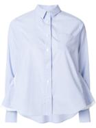 Sacai Zipped Vent Shirt - Blue