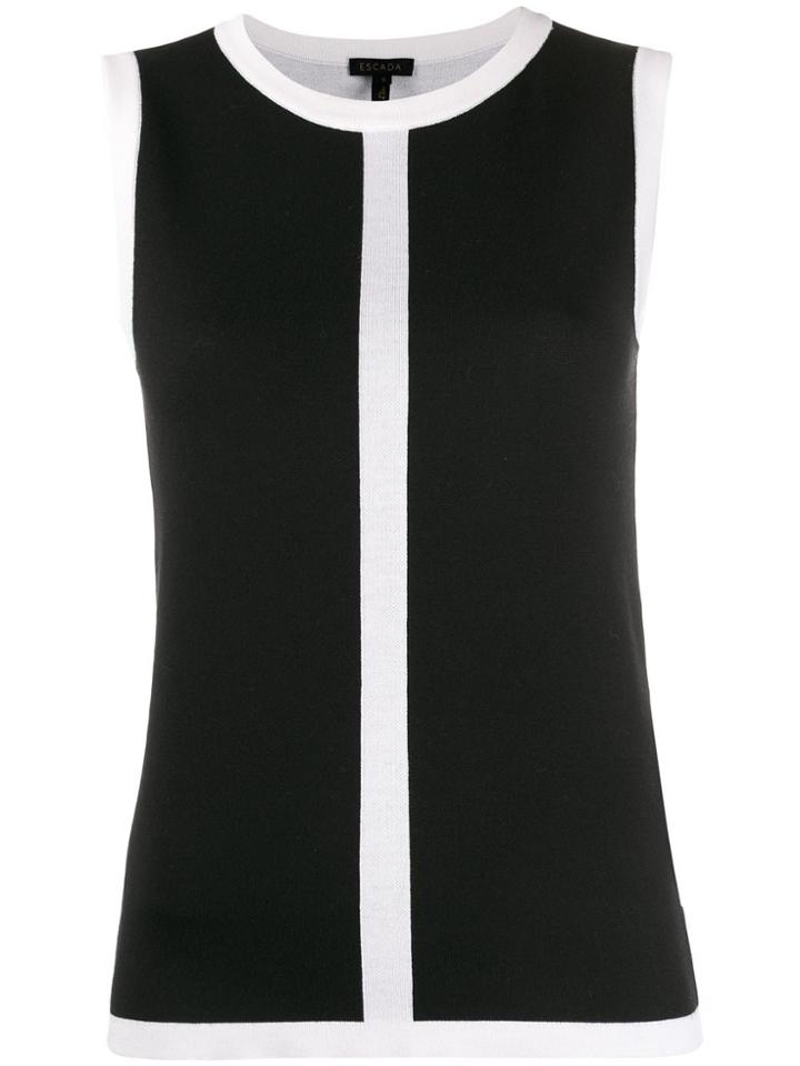 Escada Dropped Waist Dress - Black