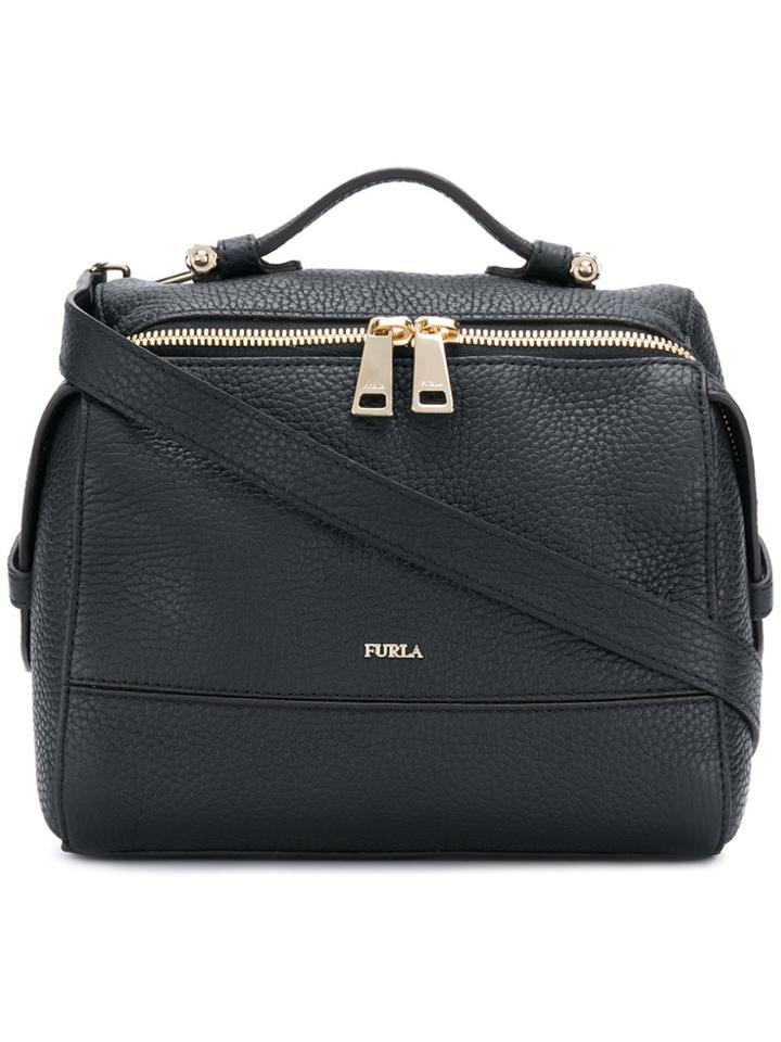 Furla Square Shaped Mini Crossbody Bag - Black