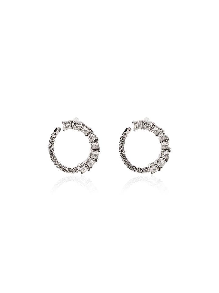 Dana Rebecca Designs 14kt White Gold Sadie Diamond Wrap Earrings