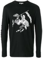 Mcq Alexander Mcqueen Fear Nothing Long Sleeve T-shirt - Black