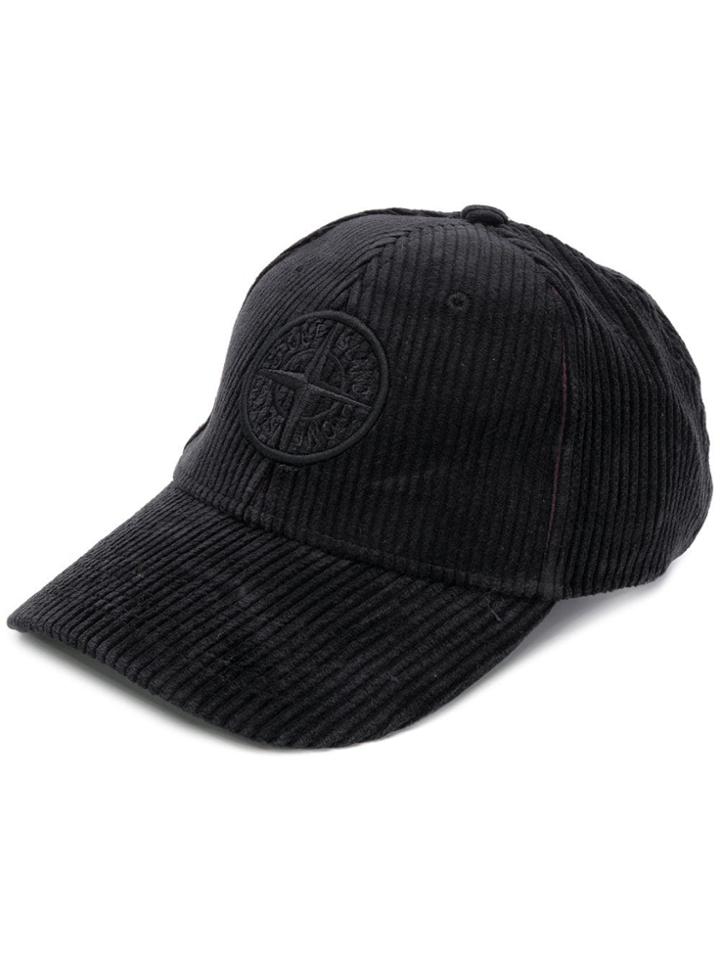 Stone Island Compass Logo Cap - Black