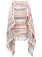 Jw Anderson Striped Scarf Skirt - White