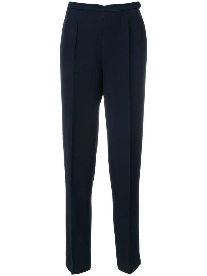 Moschino Pre-owned High Waist Tailored Trousers - Blue