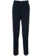 Moschino Pre-owned High Waist Tailored Trousers - Blue