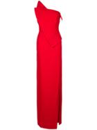 Antonio Berardi Off Shoulder Corset Dress - Red