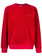Supreme Polartec Crewneck Sweatshirt - Red