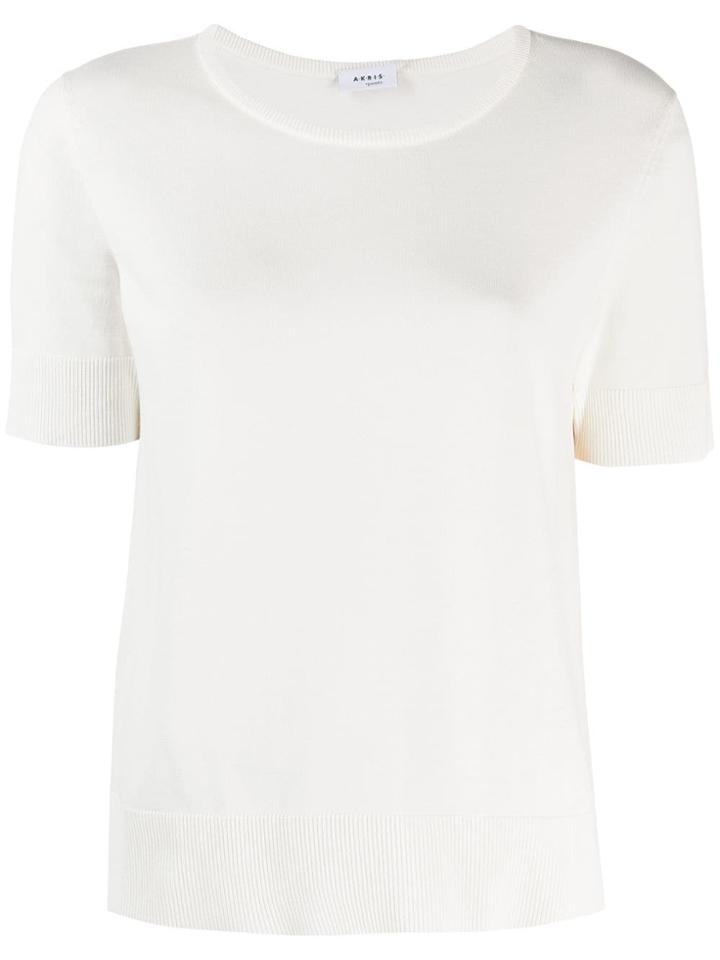 Akris Punto Patterned T-shirt - Neutrals