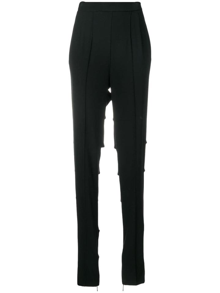 Christopher Kane Slash Trousers - Black