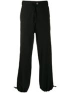 Société Anonyme High-waisted Track Pants - Black