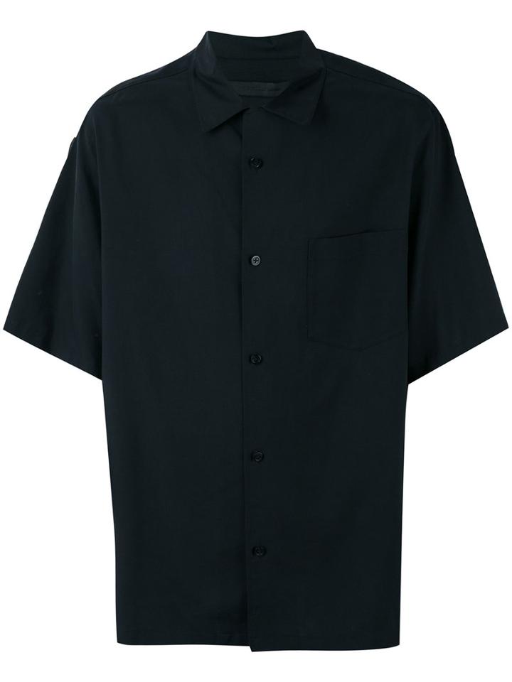 Alexander Wang Classic Shortsleeved Shirt, Men's, Size: 48, Black, Silk