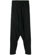 Lost & Found Rooms - Soft Over Drop-crotch Trousers - Men - Cotton - S, Black, Cotton