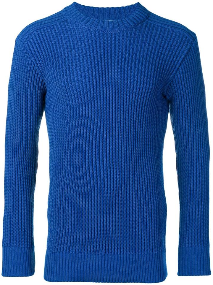 S.n.s. Herning Fang Fisherman Knit Jumper - Blue