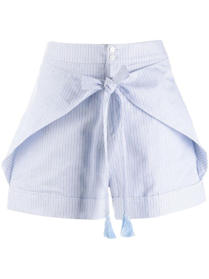 Teija Housut 45 Shorts - Blue