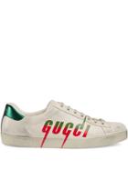 Gucci Ace Sneaker With Gucci Blade - White