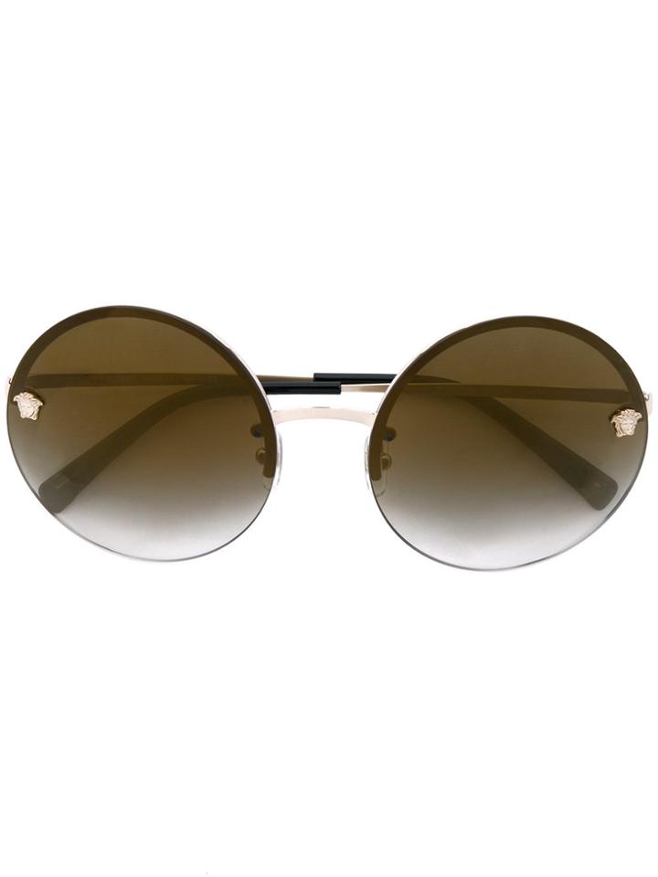 Versace Round Medusa Sunglasses - Nude & Neutrals