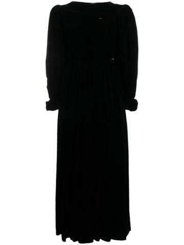 William Vintage 1980's Madame Gres Gathered Gown - Black