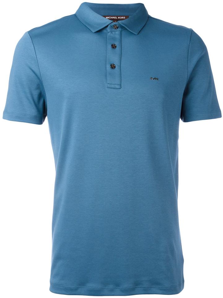 Michael Kors - Classic Polo Top - Men - Cotton - M, Blue, Cotton