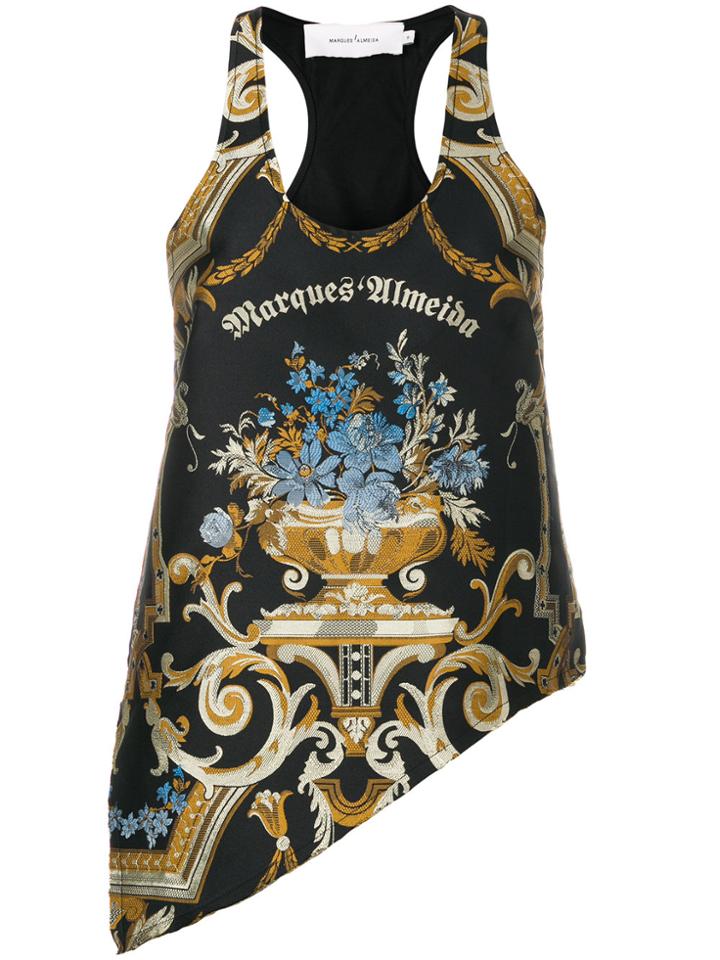 Marques'almeida Vase Brocade Tank Top - Black