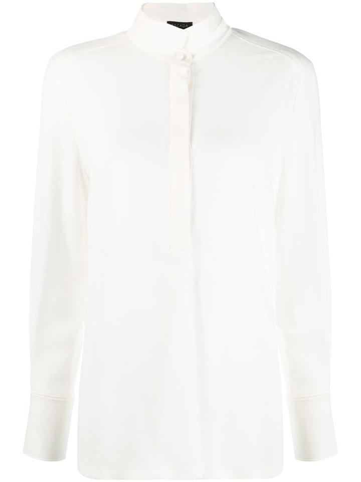 Escada Mandarin Collar Shirt - White