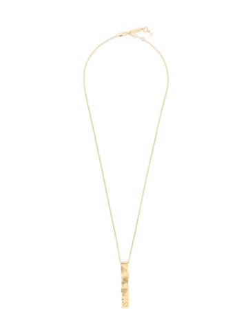 Coup De Coeur Wave Pendant Necklace - Yellow