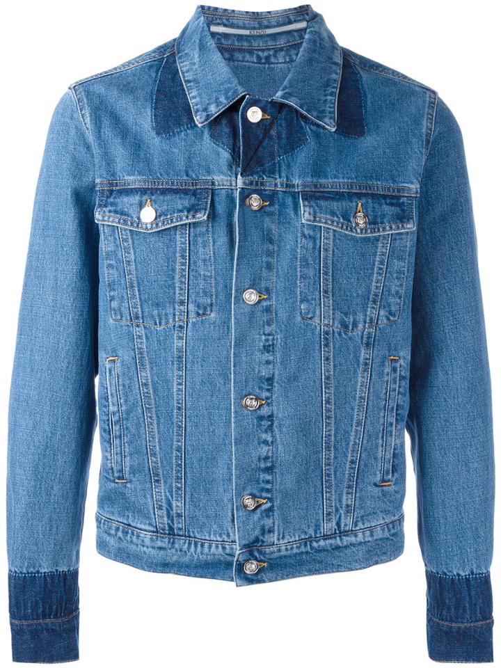 Kenzo - Button-up Denim Jacket - Men - Cotton/polyester - S, Blue, Cotton/polyester