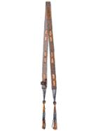 Roberto Cavalli - Beaded Embroidery Scarf - Women - Polyamide - One Size, Grey, Polyamide