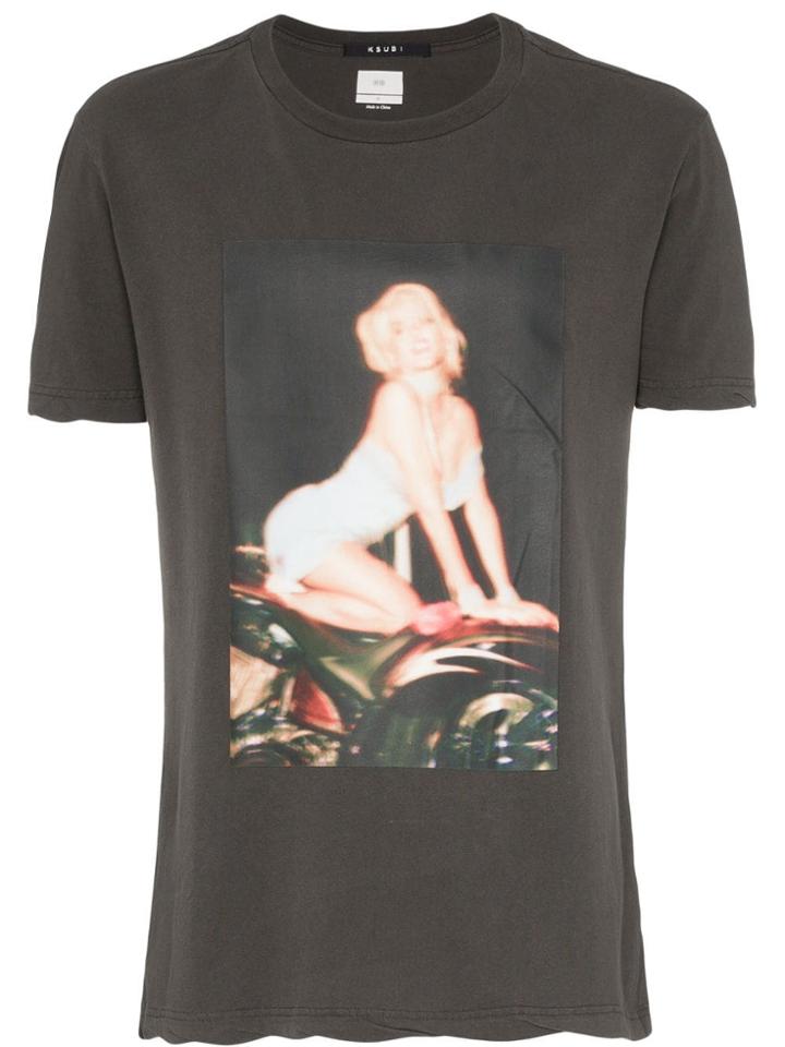 Ksubi Pin-up Print T-shirt - Black