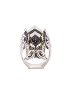 John Hardy Naga Jasper And Sapphire Ring - Metallic