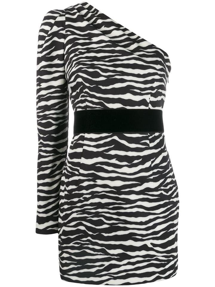 P.a.r.o.s.h. One-shoulder Dress - Black