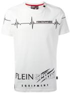 Plein Sport 'unstoppable' Print T-shirt, Men's, Size: Medium, White