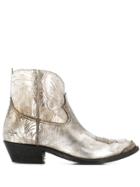 Golden Goose Texas Boots - Silver