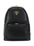 Gallucci Kids Textured Logo Backpack - Black
