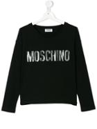 Moschino Kids - Logo Top - Kids - Cotton/spandex/elastane - 14 Yrs, Black