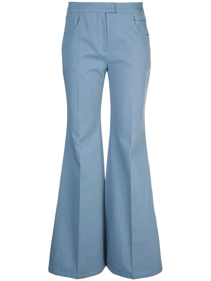 Françoise Extra Flared Trousers - Blue