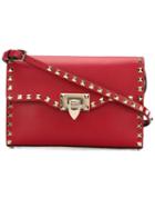 Valentino Medium Valentino Garavani Rockstud Crossbody Bag, Women's, Pink/purple, Leather/metal (other)