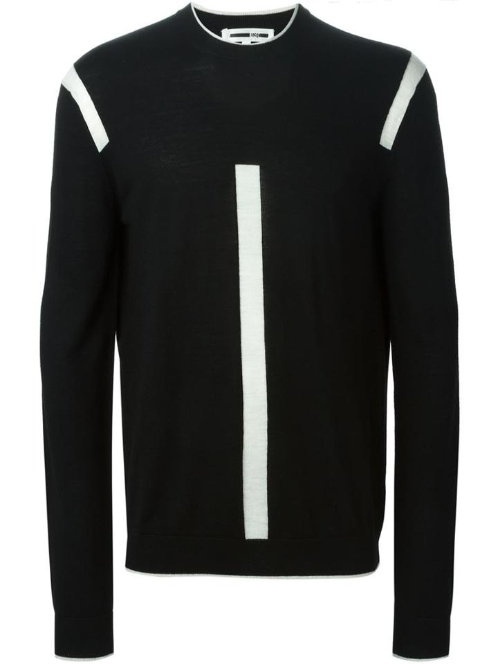 Mcq Alexander Mcqueen Tape Intarsia Sweater