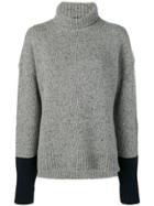 Alexa Chung Knitted Sweater - Grey