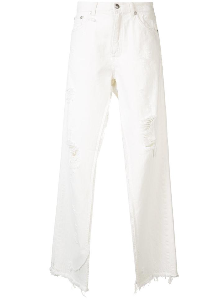 R13 Sashah Jeans, Women's, Size: 28, White, Cotton