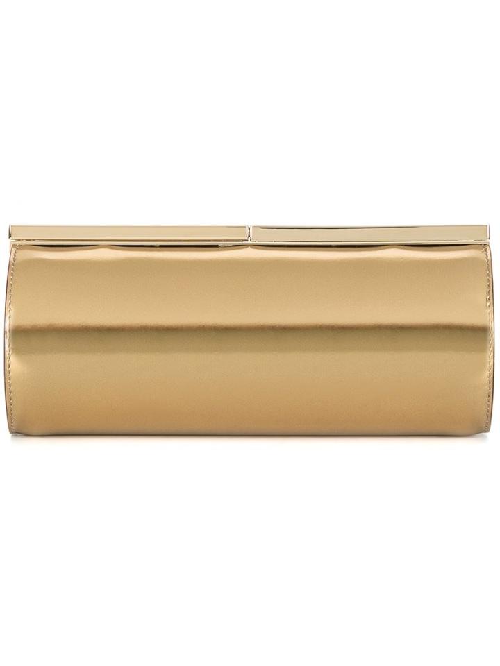 Jimmy Choo 'trinket' Clutch, Women's, Grey, Leather