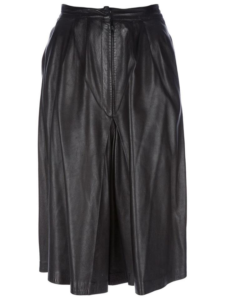 Celine Vintage Leather Skirt